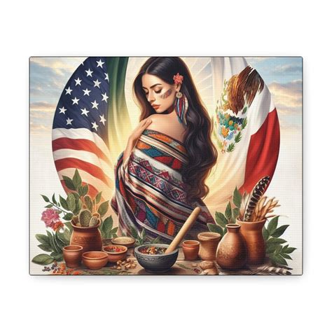 Canvas, Mexican American Wall Art - Etsy