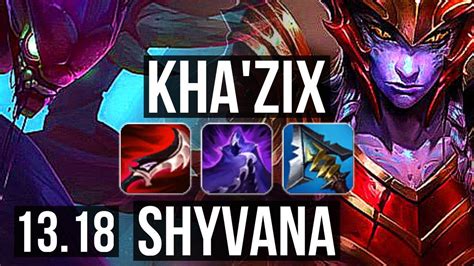 Kha Vs Shyvana Jng Winrate Legendary Euw Master