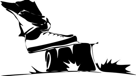 a black and white silhouette of shoes 46015058 Vector Art at Vecteezy