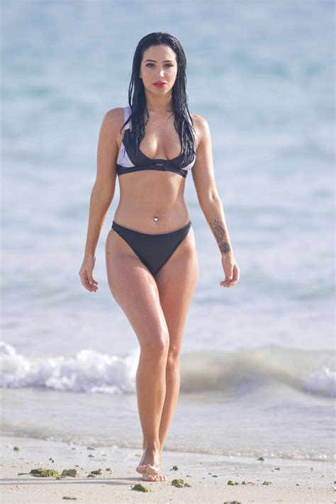 Tulisa Contostavlos â Black Bikini Candids in Dubai 1 luvcelebs