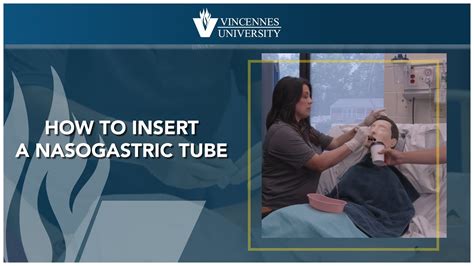 How To Insert A Nasogastric Tube Emily Bushnell Youtube