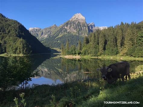 Beautiful Lake Obersee in Glarus, Switzerland