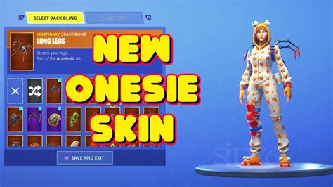 New Female Pyjama Onesie Skin In Game Fortnite Youtube