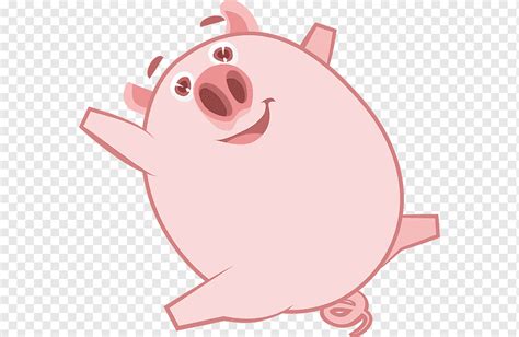 Happy Pig Illustration Mundo Bita Bita E Os Animais Fazendinha