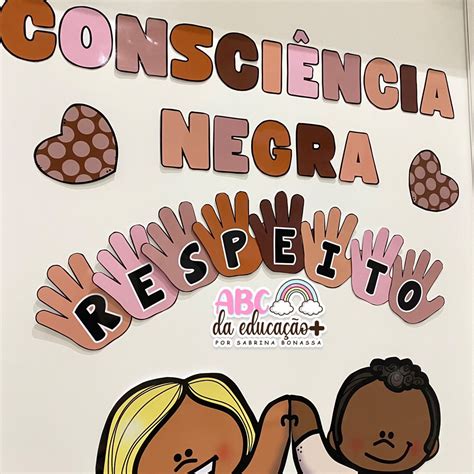 Painel de Porta Consciência Negra Loja ABC da Educação Mais Por