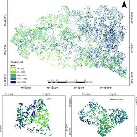 Sugarcane Crop Yield Estimate At The Field Kscm Catchment Top And