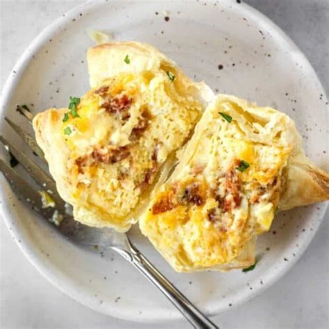 Puff Pastry Breakfast Cups Bake Bacon