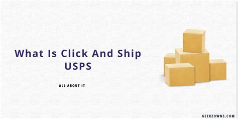 What Is Click And Ship Usps All You Need To Know Geekzowns