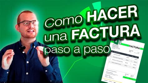 Como Hacer Una Factura Con Excel Paso A Paso Youtube