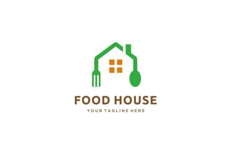 Food House Chef Fork Spoon Logo Icon Graphic By Sore88 · Creative Fabrica