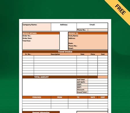 travel bill format accurately track  expenses  min