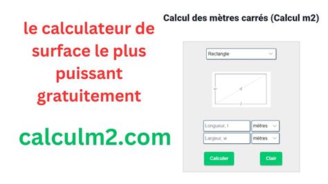 Calculatrice Gratuite La Plus Puissante Calcul M2 Comment Calculer Une