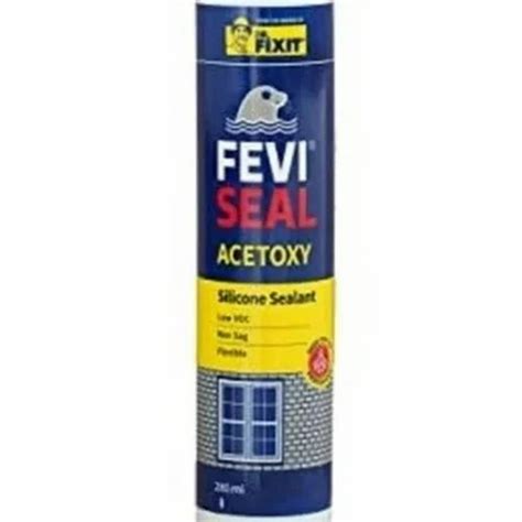 FeviSeal Weatherproof PRO Silicon Sealant Clear And All Colours 280