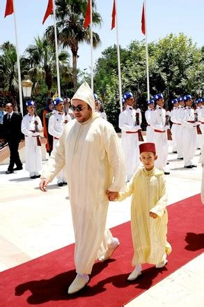 Moroccos King Mohammed Vi Son Crown Editorial Stock Photo Stock Image