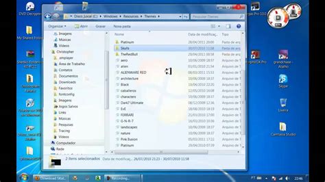 Como Colocar Temas No Windows 7 Ultimate Youtube