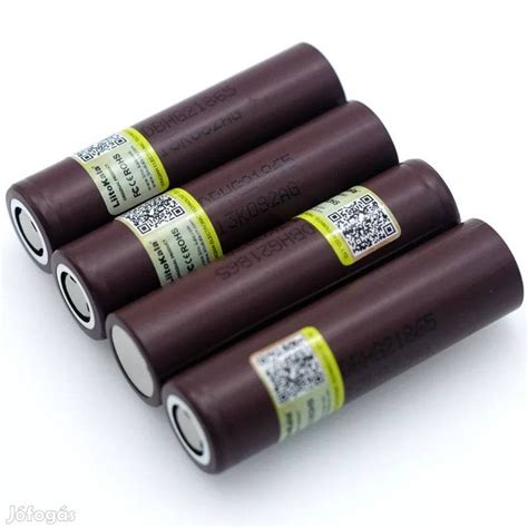 Új, eredeti Liitokala HG2 3000mah 20-35A 18650 Li-ion akku ipari cella ...