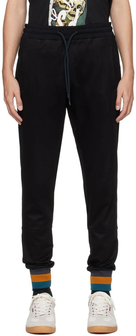 Black Striped Sweatpants By Ps By Paul Smith On Sale