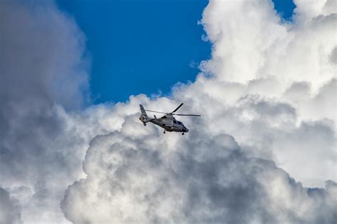 Blue and White Helicopter · Free Stock Photo