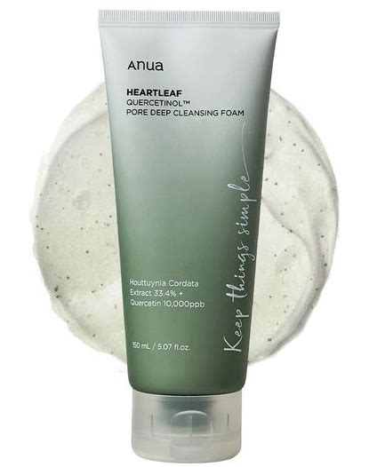 Anua Heartleaf Quercetinol Pore Deep Cleansing Foam Ingredients Explained Skin Care Deep