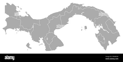 Mapa De Las Provincias De Panama Immagini E Fotografie Stock Ad Alta