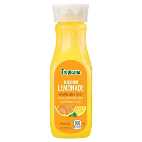 Tropicana Premium Drinks Tangerine Lemonade 12 Fl Oz Shipt