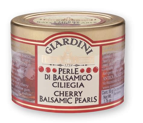 Sales White Balsamic Pearls Cherry Balsamico Giardini White