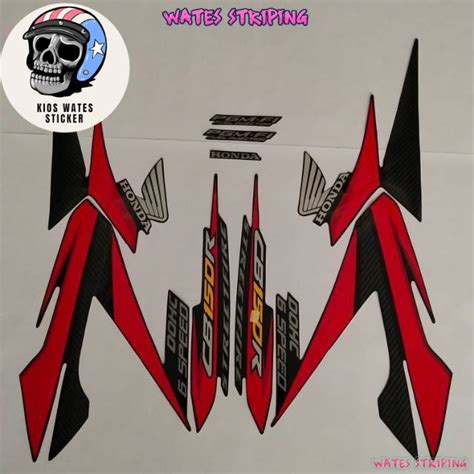 Jual Striping Decal Polet Sticker Honda Cb150 R 2014 Hitam List Body Cb