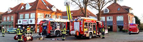 Zimmerbrand Freiwillige Feuerwehr Wiesmoor