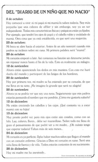 Diario de un niño que no nacio PDF