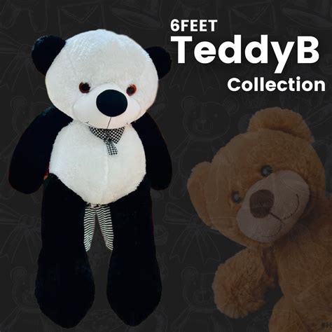 6 Feet Teddy Bear - Black - ThagiKade