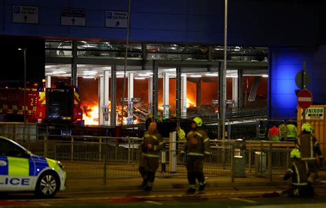 Report Reveals Cause Of Huge Luton Airport Car Park Fire The Independent