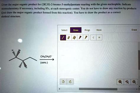 Solved Draw Ie Major Orgunic Product For R S Bromo