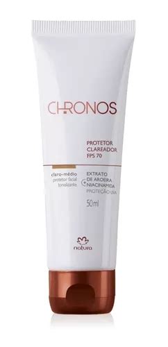 Natura Protetor Facial Clareador Chronos Fps Claro M Dio Mercadolivre