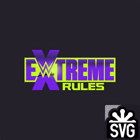 Wwe Extreme Rules 2020 Logo Svg By Darkvoidpictures On Deviantart