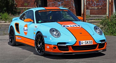 Porsche 911 Turbo with Gulf Oil Wrap Looks Neat, And with 650HP is ...