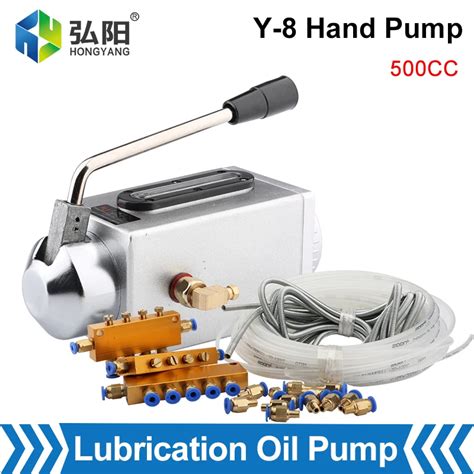 Y 8 Lubrication Manual Oil Pump Manual Oil Injection Machine 0 5l 500cc