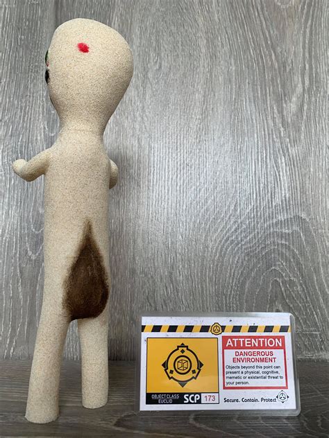 Scp 173 Figure Scp Foundation The Sculpture Peanut 9 Etsy