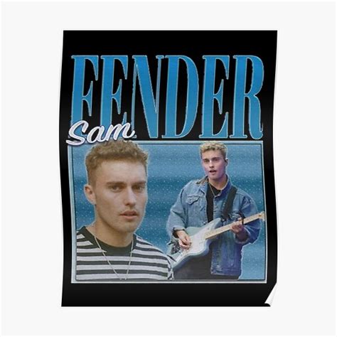 Sam Fender Poster For Sale By Byrosalinda Redbubble