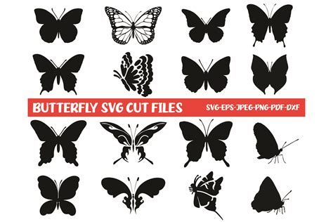 Art Collectibles Clip Art Ai Png Cricut Butterflies Svg Butterfly