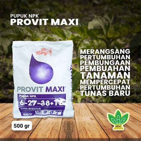 Jual 500gram Pupuk NPK Provit Maxi 6 27 38 TE Untuk Pertumbuhan