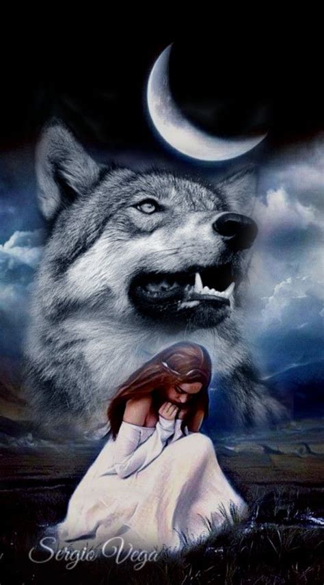 Wolf Art Fantasy Fantasy Artwork Beautiful Wolves Animals Beautiful