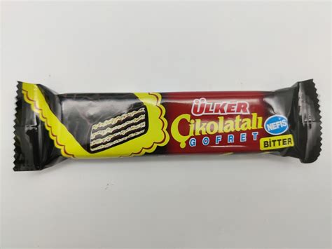 ULKER Cikolatali Gofret ULKER Chocolate Wafers Bitter 36g