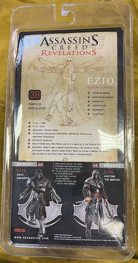 Neca Assassin S Creed Revelation Ezio Auditore The Mentor Action Figure 7 1 8in Ebay