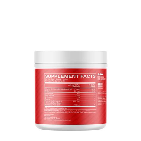 Cbum Essential Pre Workout Fruit Burst Xn Supplements