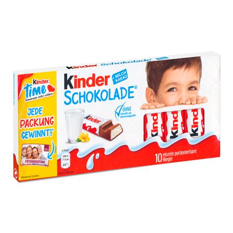 Kinder Schokolade 100g 10x10 Stück Jetzt Kaufen