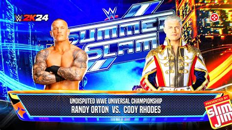 WWE 2K24 Randy Orton Vs Cody Rhodes YouTube