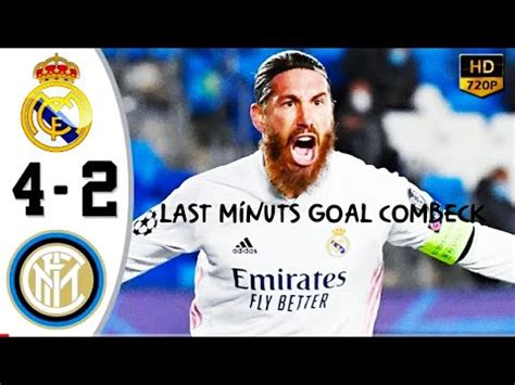 Real Madrid Vs Inter Milan 4 2 Extended H Ghl Ghts All Goals HD 2020