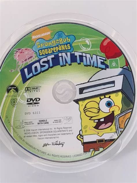 SPONGEBOB SQUAREPANTS - Lost In Time DVD - DISC ONLY comes in case but ...