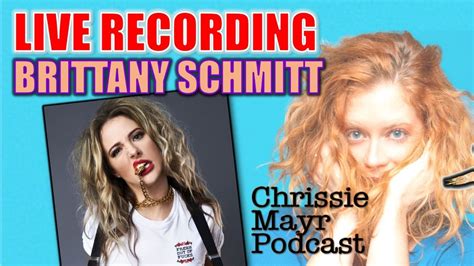 Live Chrissie Mayr Podcast With Brittany Schmitt Youtube