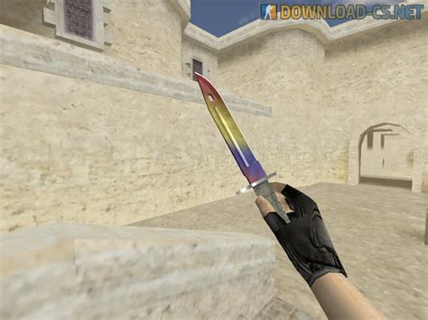 HD Bayonet Marble Fade для CS 1 6 скачать